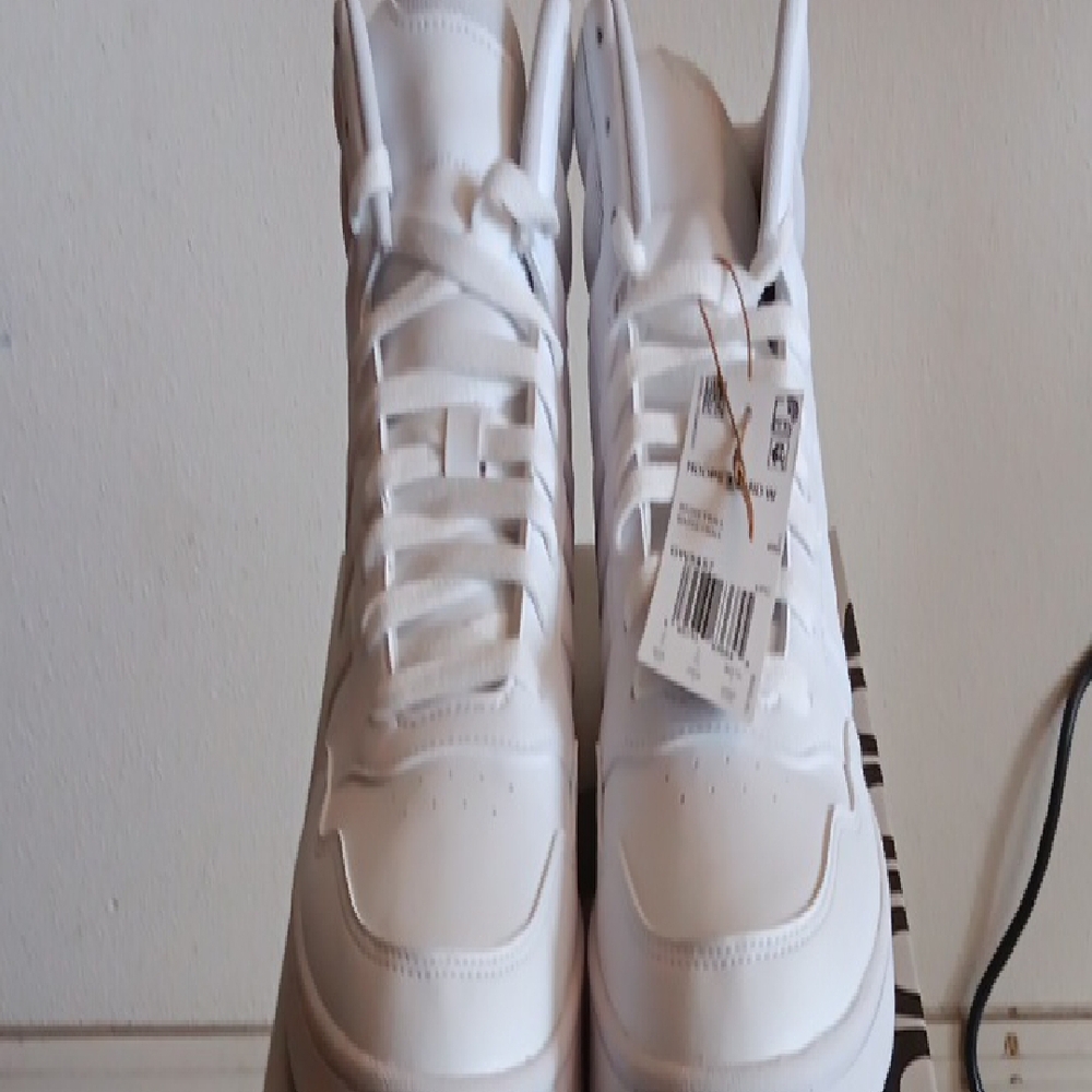 Adidas White High-Top Sneakers